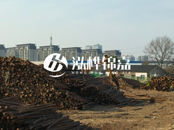 河南松木樁廠家泓樺錦嘉-松木樁直徑是小頭還是大頭？